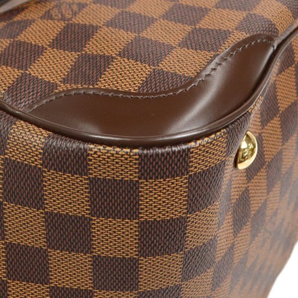LOUIS VUITTON VERONA MM HAND BAG PURSE DAMIER EBENE - Picture 7 of 16